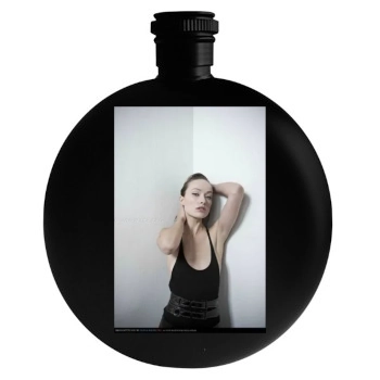 Olivia Wilde Round Flask