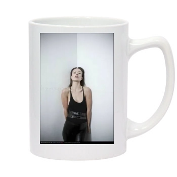 Olivia Wilde 14oz White Statesman Mug