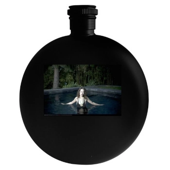 Olivia Wilde Round Flask