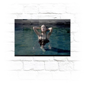 Olivia Wilde Metal Wall Art