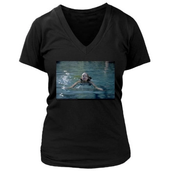 Olivia Wilde Women's Deep V-Neck TShirt