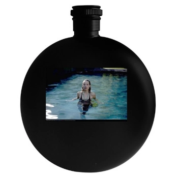 Olivia Wilde Round Flask