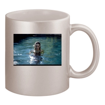 Olivia Wilde 11oz Metallic Silver Mug