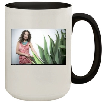 Olivia Wilde 15oz Colored Inner & Handle Mug