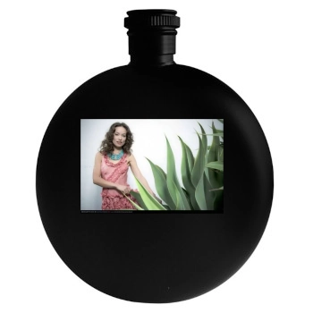 Olivia Wilde Round Flask