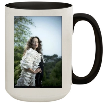 Olivia Wilde 15oz Colored Inner & Handle Mug