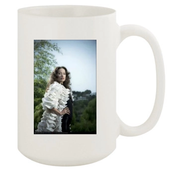 Olivia Wilde 15oz White Mug