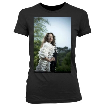 Olivia Wilde Women's Junior Cut Crewneck T-Shirt