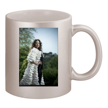 Olivia Wilde 11oz Metallic Silver Mug