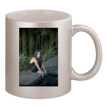 Olivia Wilde 11oz Metallic Silver Mug