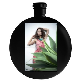 Olivia Wilde Round Flask