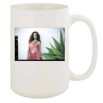 Olivia Wilde 15oz White Mug