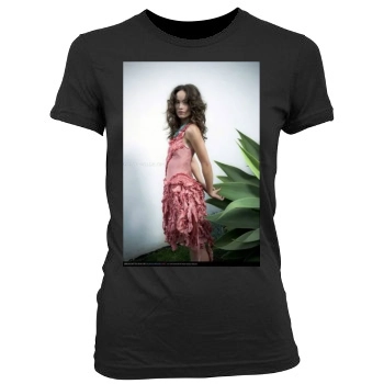 Olivia Wilde Women's Junior Cut Crewneck T-Shirt