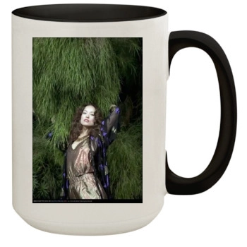 Olivia Wilde 15oz Colored Inner & Handle Mug