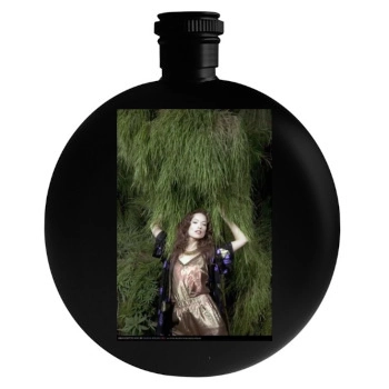 Olivia Wilde Round Flask