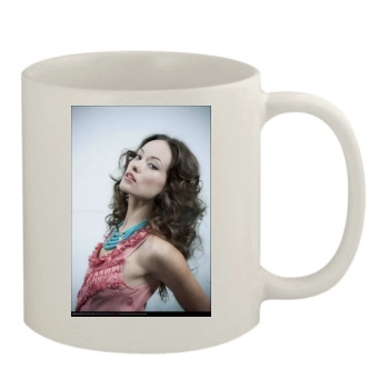 Olivia Wilde 11oz White Mug