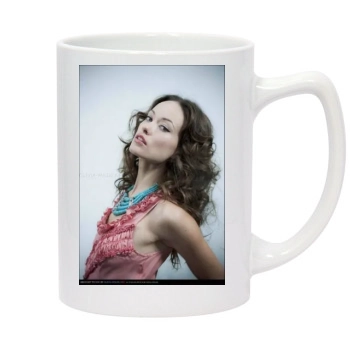 Olivia Wilde 14oz White Statesman Mug