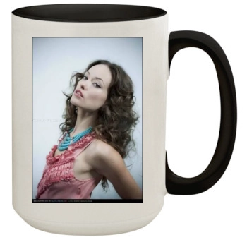 Olivia Wilde 15oz Colored Inner & Handle Mug