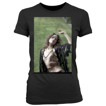 Olivia Wilde Women's Junior Cut Crewneck T-Shirt