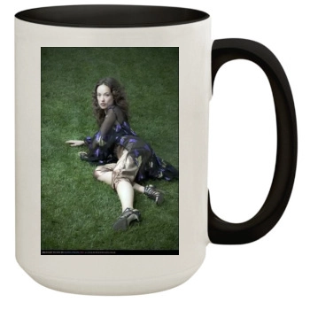 Olivia Wilde 15oz Colored Inner & Handle Mug