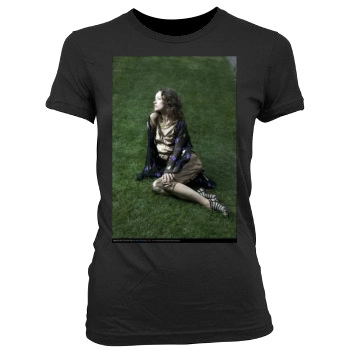 Olivia Wilde Women's Junior Cut Crewneck T-Shirt