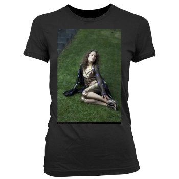 Olivia Wilde Women's Junior Cut Crewneck T-Shirt