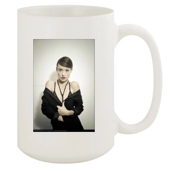 Olivia Wilde 15oz White Mug