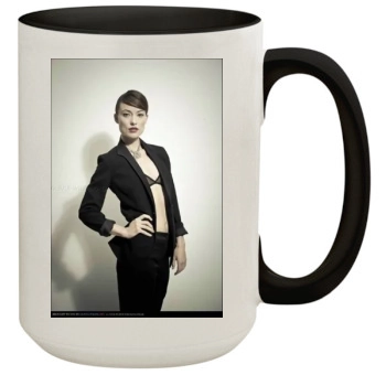 Olivia Wilde 15oz Colored Inner & Handle Mug