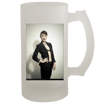 Olivia Wilde 16oz Frosted Beer Stein