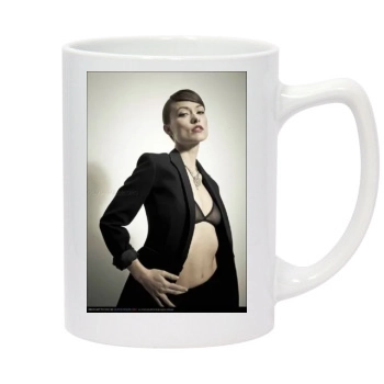 Olivia Wilde 14oz White Statesman Mug