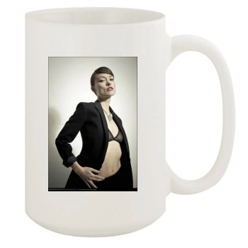 Olivia Wilde 15oz White Mug