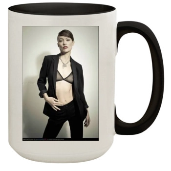 Olivia Wilde 15oz Colored Inner & Handle Mug