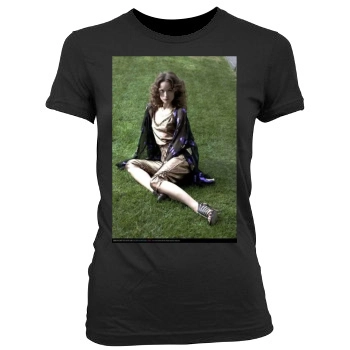 Olivia Wilde Women's Junior Cut Crewneck T-Shirt