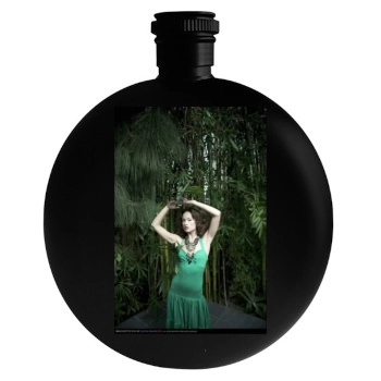 Olivia Wilde Round Flask