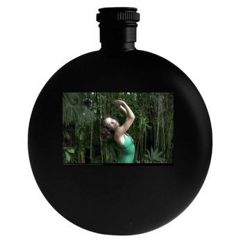 Olivia Wilde Round Flask