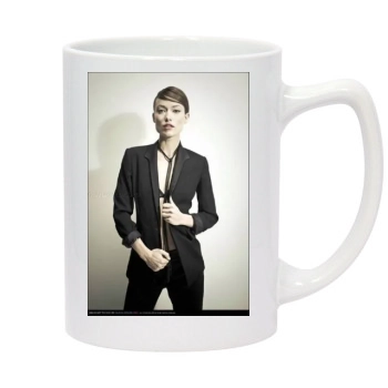 Olivia Wilde 14oz White Statesman Mug