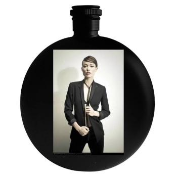 Olivia Wilde Round Flask