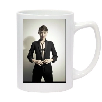 Olivia Wilde 14oz White Statesman Mug