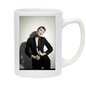 Olivia Wilde 14oz White Statesman Mug