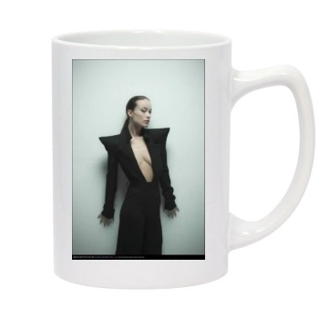 Olivia Wilde 14oz White Statesman Mug