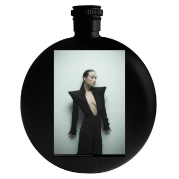 Olivia Wilde Round Flask