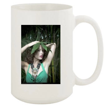 Olivia Wilde 15oz White Mug