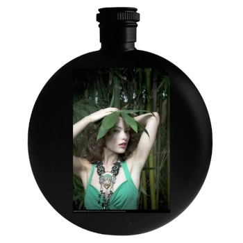 Olivia Wilde Round Flask