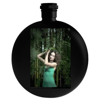 Olivia Wilde Round Flask