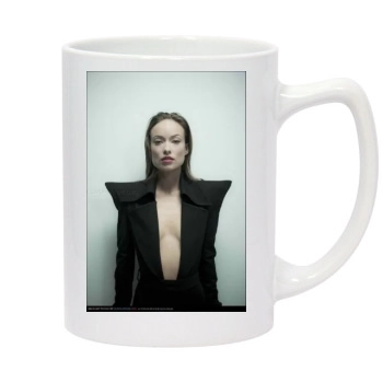 Olivia Wilde 14oz White Statesman Mug