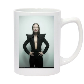 Olivia Wilde 14oz White Statesman Mug