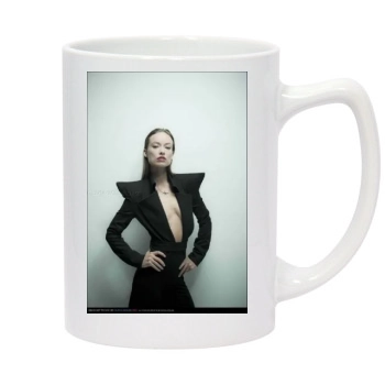 Olivia Wilde 14oz White Statesman Mug