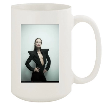 Olivia Wilde 15oz White Mug