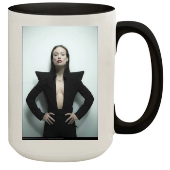 Olivia Wilde 15oz Colored Inner & Handle Mug