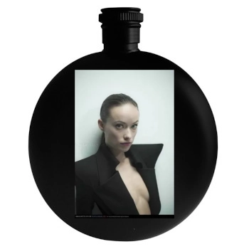 Olivia Wilde Round Flask